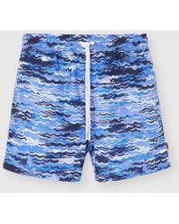 Missoni - Mid-Length Swim Shorts With Wave Print - Lyst