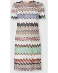 Missoni - Zig Zag Short Dress - Lyst