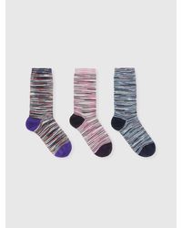 Missoni - Set Mit 3 Slub-Socken, Damen, Größe - Lyst