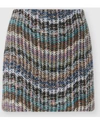 Missoni - Wool-Blend Lamé Mini Skirt With Sequins - Lyst