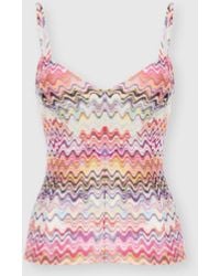 Missoni - Thin-Strap Tank Top - Lyst