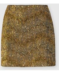 Missoni - Textured Mini Skirt With Sequins - Lyst