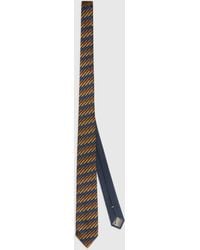 Missoni - Silk Tie With Oblique Stripes - Lyst