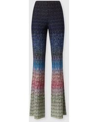 Missoni - Dégradé Viscose Lamé Flare Trousers - Lyst