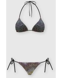 Missoni - Mixed Viscose Lamé Bikini With Sequins - Lyst