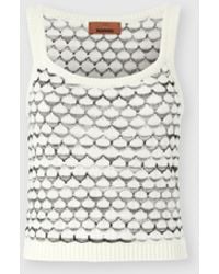 Missoni - Cashmere And Viscose Tank Top With Contrast Trim - Lyst