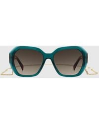 Missoni - Seasonal Squared Acetate Sunglasses - Lyst