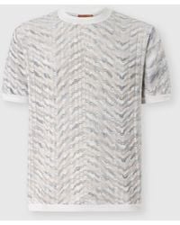 Missoni - Openwork Cotton And Viscose Knit T-Shirt - Lyst