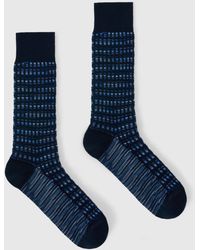 Missoni - Mid-Length Cotton-Blend Socks With Check Pattern - Lyst