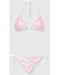 Missoni - Triangle Bikini - Lyst