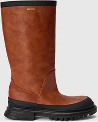 Missoni - Leather Half-Calf Boots - Lyst