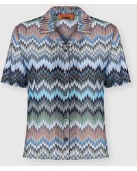 Missoni - Snake-Pattern Viscose Bowling Shirt - Lyst