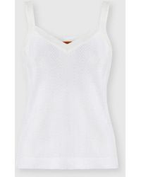 Missoni - Sleeveless Zigzag Knit Top - Lyst