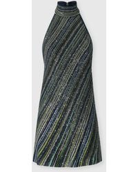 Missoni - Striped Mini Dress - Lyst