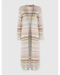 Missoni - Dégradé Zig Zag Viscose Cardigan - Lyst