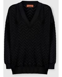Missoni - V-Neck Pullover - Lyst