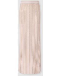 Missoni - Langer Rock Mit Lamé-Streifen, Damen, Größe - Lyst