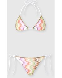 Missoni - Bikini With Zig Zag Print - Lyst