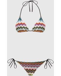 Missoni - Triangle Bikini - Lyst