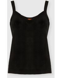 Missoni - Sleeveless Zigzag Knit Top - Lyst