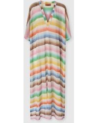 Missoni - Long Caftan Cover-Up With Dégradé Zigzag Motif - Lyst