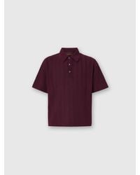 Missoni - Poloshirt Aus Baumwolle Und Viskose Mit Ton-In-Ton-Zickzack, Herren, Größe - Lyst