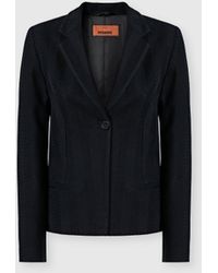 Missoni - Einreihiger Blazer Aus Baumwolle Und Viskose Mit Ton-In-Ton-Zickzackmuster, Damen, Größe - Lyst