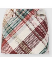 Missoni - Mini Skirt With Check Pattern - Lyst