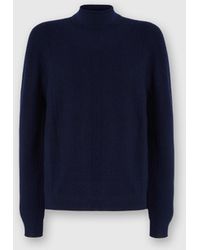 Missoni - High-Neck Sweater With Tone-On-Tone Chevron Pattern - Lyst