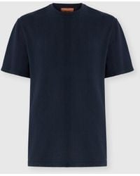 Missoni - Tone-On-Tone Chevron Cotton And Viscose Crewneck T-Shirt - Lyst
