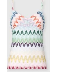 Missoni - Zig Zag Lace Tank Top - Lyst