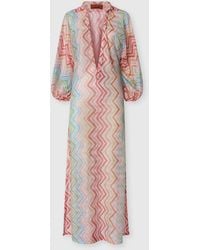 Missoni - Long Zig Zag Printed Cover-Up - Lyst