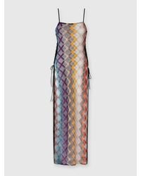 Missoni - Copricostume Lungo Con Apertura Ai Lati, Donna, Taglia - Lyst