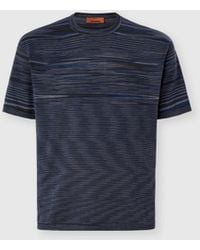 Missoni - Flamed Mercerized Crew-Neck Cotton T-Shirt - Lyst