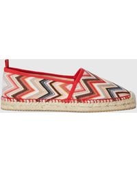 Missoni - Espadrillas Slip On Motivo Zig Zag, Donna, Taglia - Lyst
