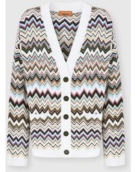 Missoni - Oversized Wool And Viscose Zig Zag Cardigan - Lyst