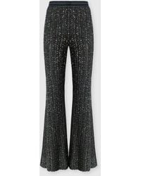 Missoni - Striped Flared Trousers With Sequins - Lyst