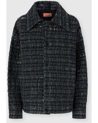 Missoni - Overshirt With Wave Check Pattern - Lyst
