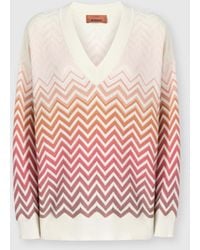 Missoni - V-Neck Pullover - Lyst