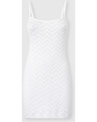Missoni - Chevron Cotton And Viscose Mini Dress - Lyst