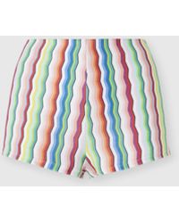 Missoni - Terry Cloth Hot Pants With Zigzag Print - Lyst