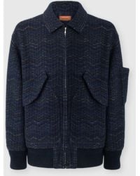 Missoni - Cashmere And Viscose Bomber Jacket With Pockets - Lyst
