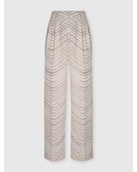 Missoni - Mid-Rise Tailored Pants With Zigzag Pattern - Lyst