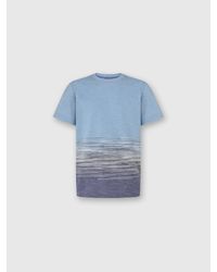 Missoni - T-Shirt Mit Rundhalsausschnitt Aus Geflammter Baumwolle Und Leinen Mit Zickzack-Stickerei, Herren, Größe - Lyst