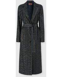 Missoni - Striped Lamé Knit Duster Coat - Lyst