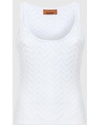 Missoni - Stretch Tank Top - Lyst