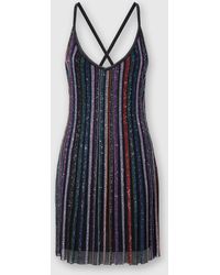 Missoni - Mini Dress With Interlaced Straps - Lyst