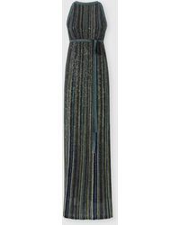 Missoni - Long Striped Knit Dress With Sequins - Lyst
