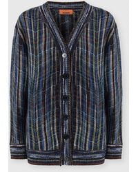 Missoni - Oversized Wool And Viscose Cardigan, & Multicoloured - Lyst
