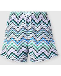 Missoni - Printed Swim Shorts With Pockets - Lyst